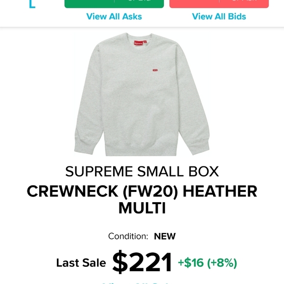 Supreme Small Box Crewneck - Picture 7 of 7